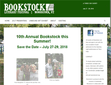 Tablet Screenshot of bookstockvt.org